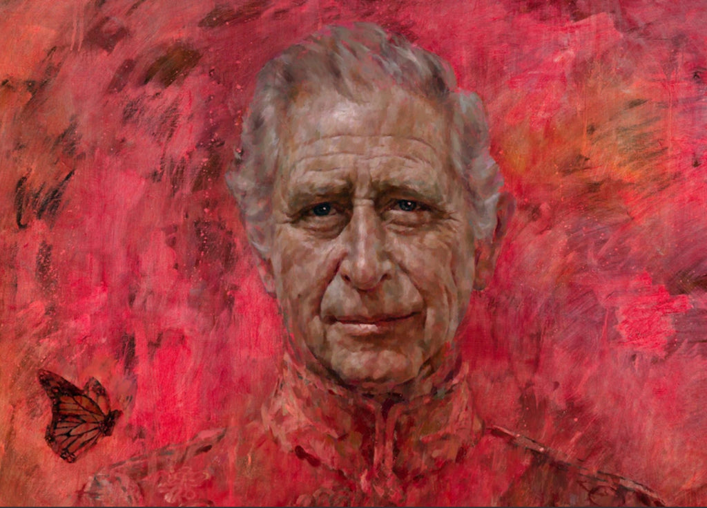 An Official Portrait -  King Charles III by Jonathan Yeo