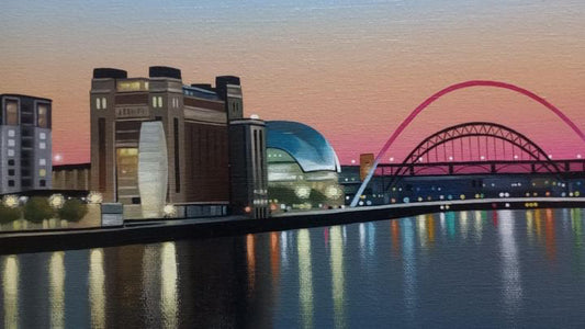 Neil Dawson Tyne Reflections Original - The Acorn Gallery, Pocklington