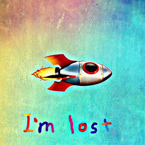 I'm Lost Canvas by Alex Echo