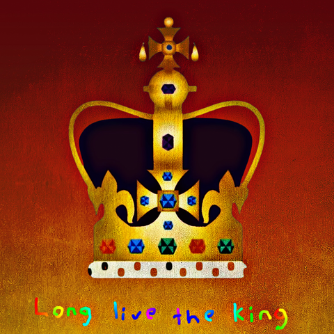 Long Live The King Canvas by Alex Echo