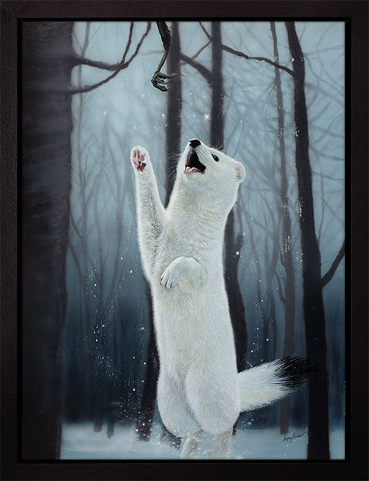 Angus Gardner Preying In The Snow Original - The Acorn Gallery, Pocklington