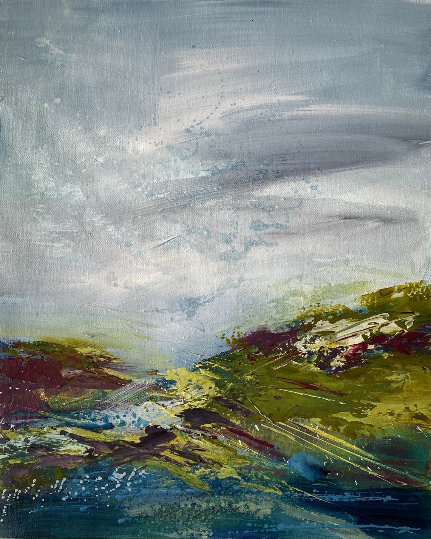 Ali Kippax Windswept Original - The Acorn Gallery Pocklington