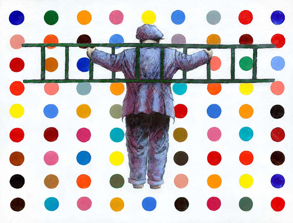 Alexander Millar Angel Of The Times Paper Print - The Acorn Gallery, Pocklington