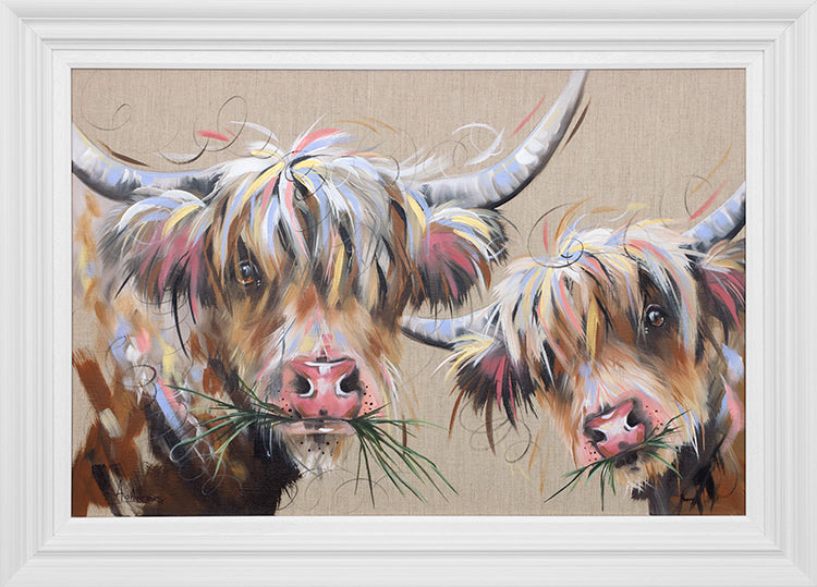 Ashley Saunders Lunch In The Highlands Original - The Acorn Gallery, Pocklington