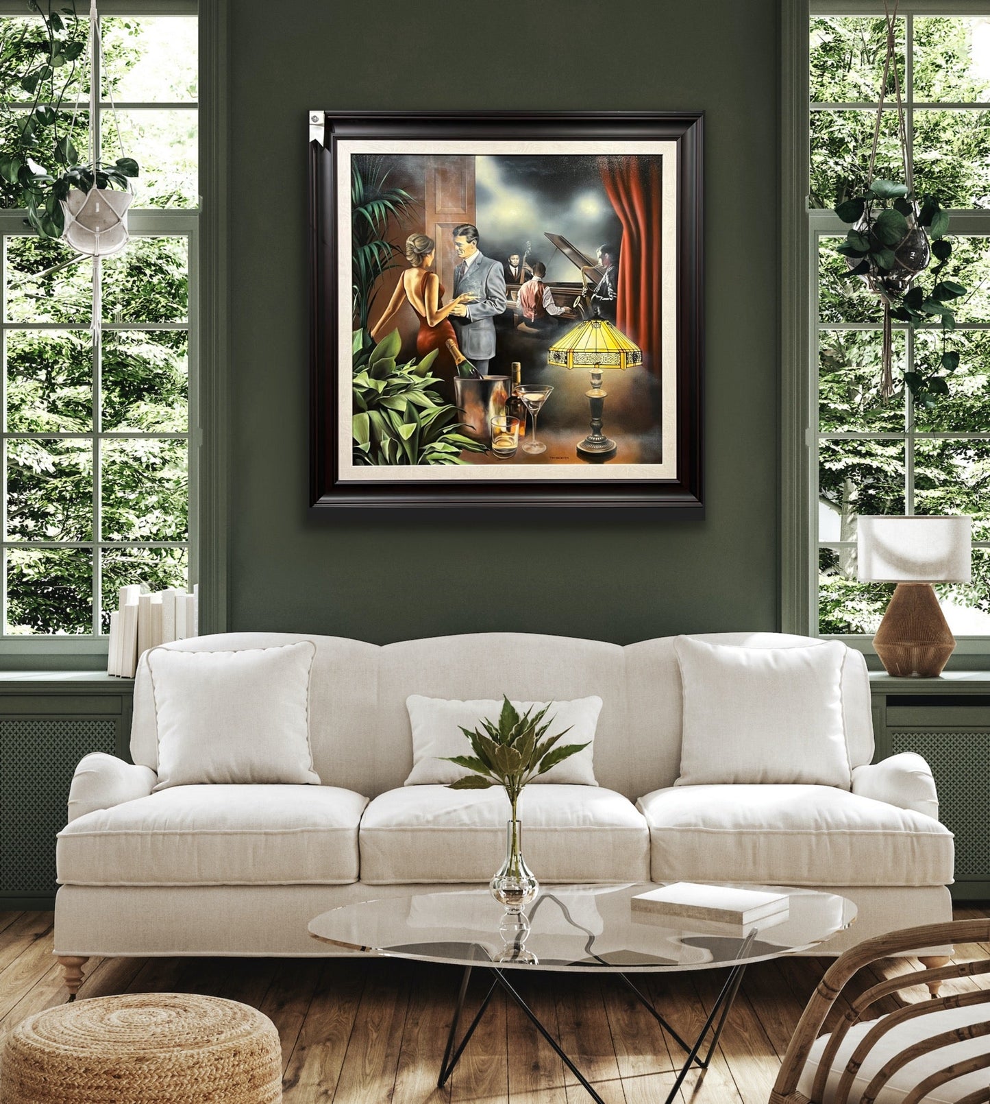 Tim Shorten Some Enchanted Evening Original Painting - The Acorn Gallery, Pocklington