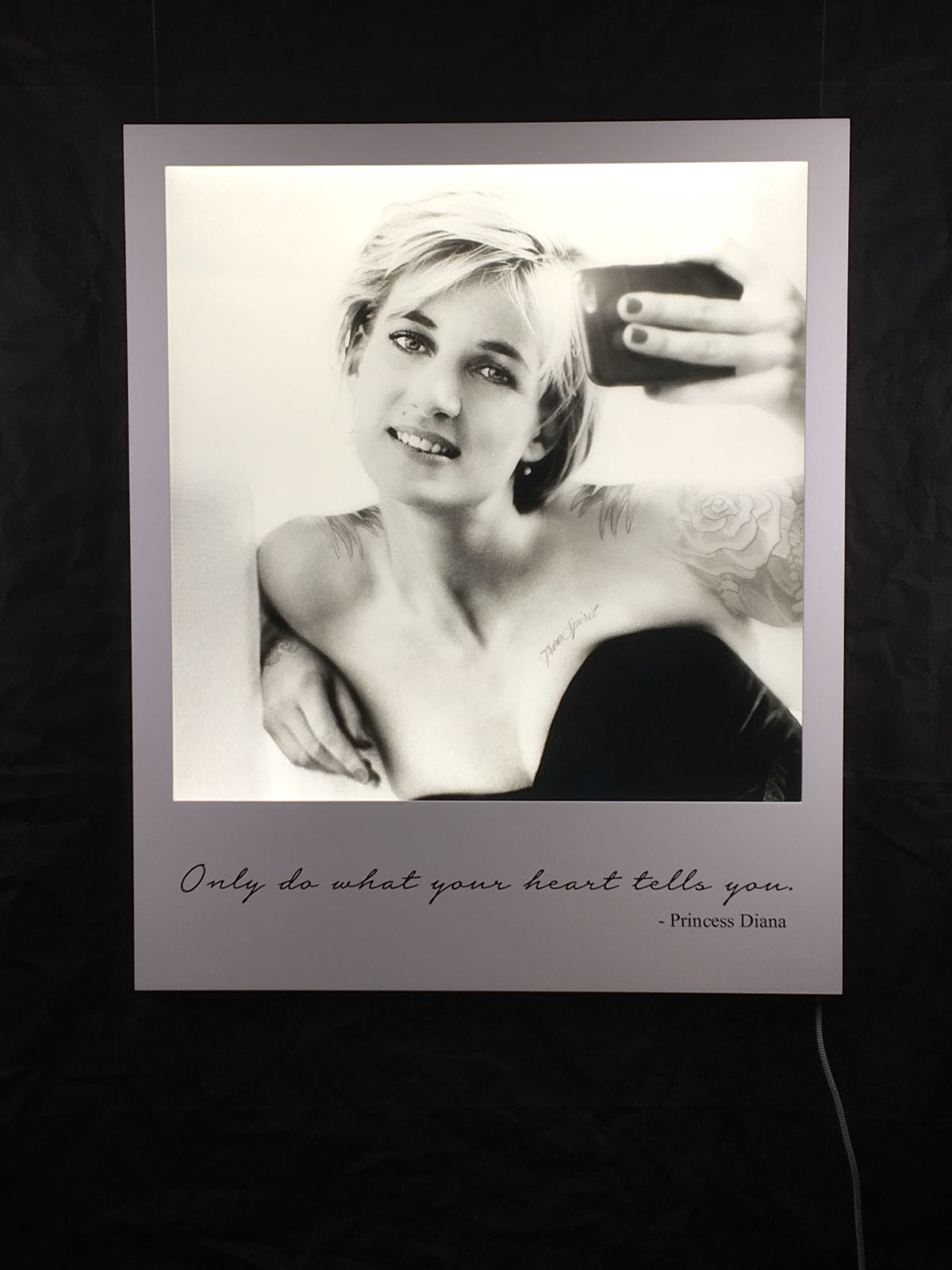 JJ Adams Princess Diana Lightbox - The Acorn Gallery, Pocklington