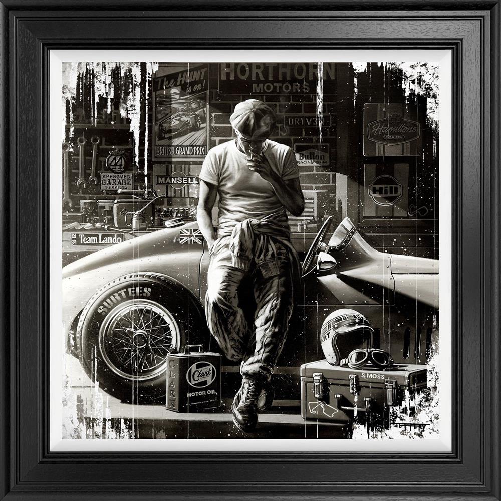 Ben Jeffery Driven Hand Embellished Canvas Available from The Acorn Gallery, Pocklington