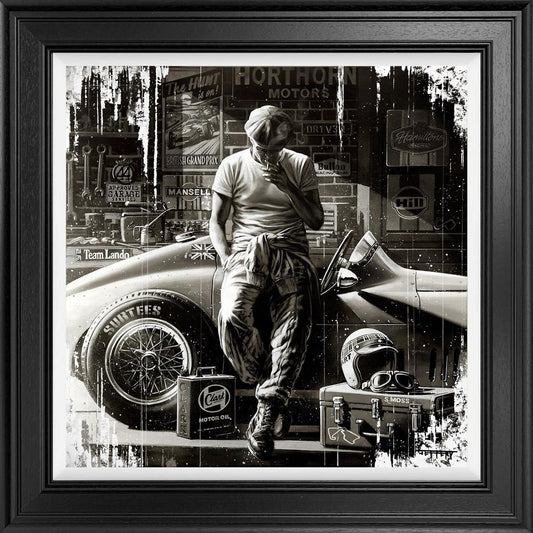 Ben Jeffery Driven Hand Embellished Canvas Available from The Acorn Gallery, Pocklington