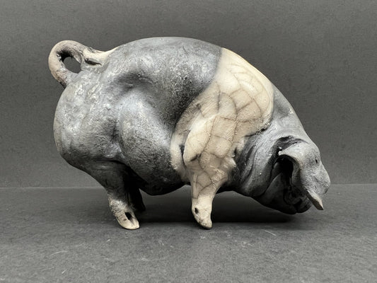 Christine Cummings Studio Susie Standing Saddleback ORIGINAL - The Acorn Gallery, Pocklington