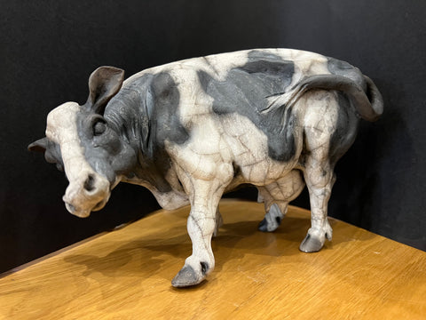Buttercup Standing Ceramic Cow ORIGINAL - Christine Cummings *SOLD*