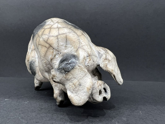 Christine Cummings Studio Millie Standing Gloucester Old Spot ORIGINAL - The Acorn Gallery, Pocklington