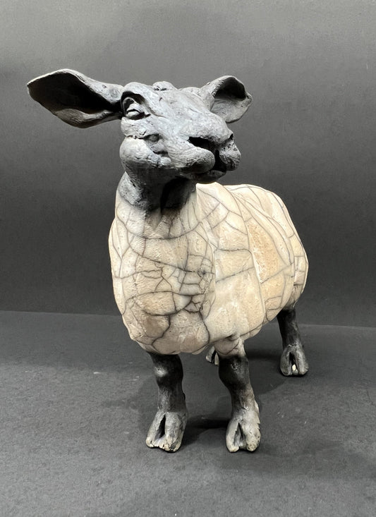 Christine Cummings Studio Rene The Sheep ORIGINAL - The Acorn Gallery, Pocklington
