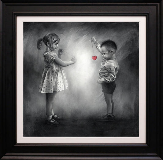 Craig Everett Don't Break My Heart II Canvas - The Acorn Gallery, Pocklington