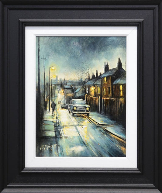 Don't Look Back oil painting by Craig Everett, 16x12 inches, hand signed on canvas