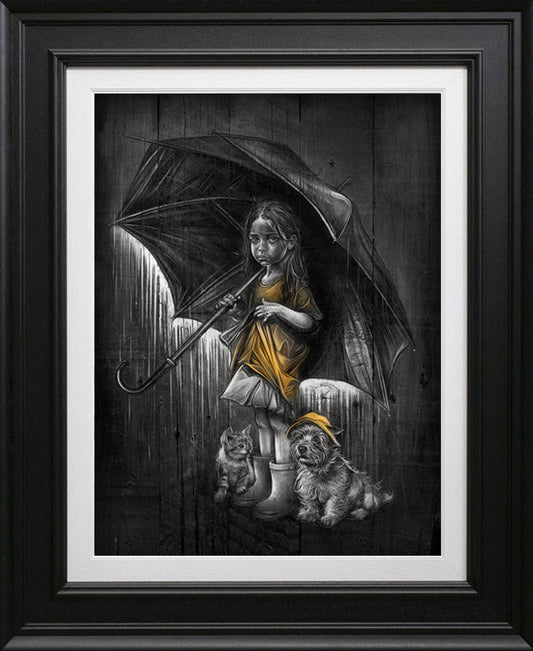 Craig Everett Raining Cats And Dogs Canvas - The Acorn Gallery, Pocklington