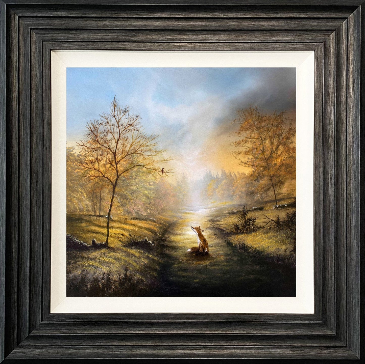Danny Abrahams An Unlikely Friendship Limited Edition In Grey Frame - The Acorn Gallery, Pocklington