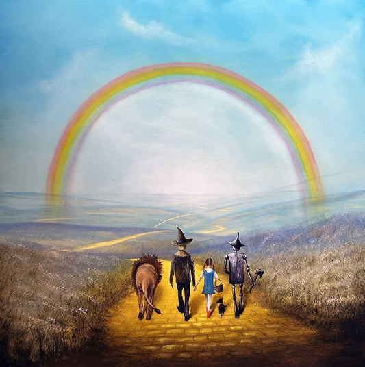 Dreams Beyond the Rainbow Framed Print by Danny Abrahams. Available from The Acorn Gallery in Pocklington. Visit us or shop online. UK Delivery. Call 01759 307652.