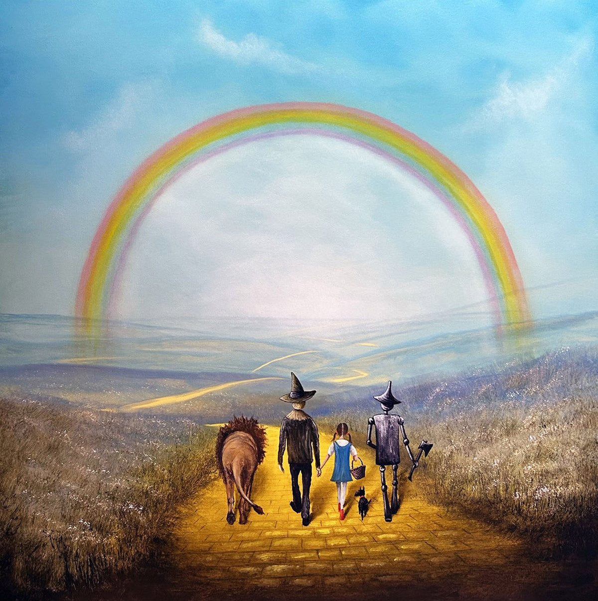 The Wonderful Wizard of Oz, full set, by Danny Abrahams fom the wizard of oz collection. Available in two sizes from The Acorn Gallery, Pocklington. Visit the gallery or shop online or call us on 01759 307652.