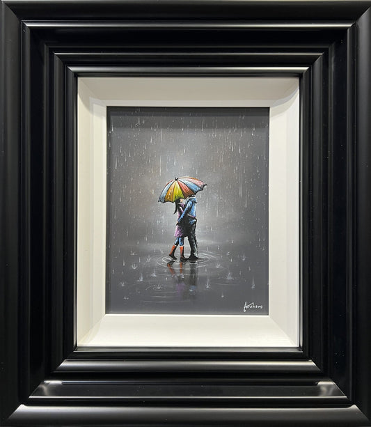 Danny Abrahams Its Only Rain Original - The Acorn Gallery, Pocklington
