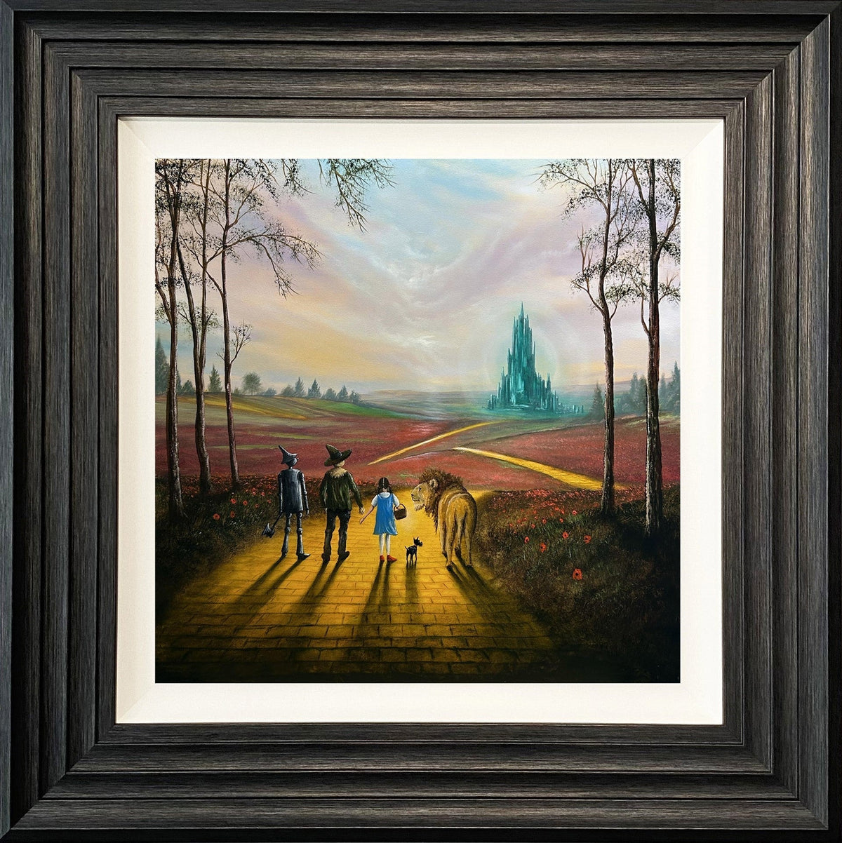 Tales From the Emerald City Framed Print by Danny Abrahams. Available from The Acorn Gallery in Pocklington. Visit us or shop online. UK Delivery. Call 01759 307652.