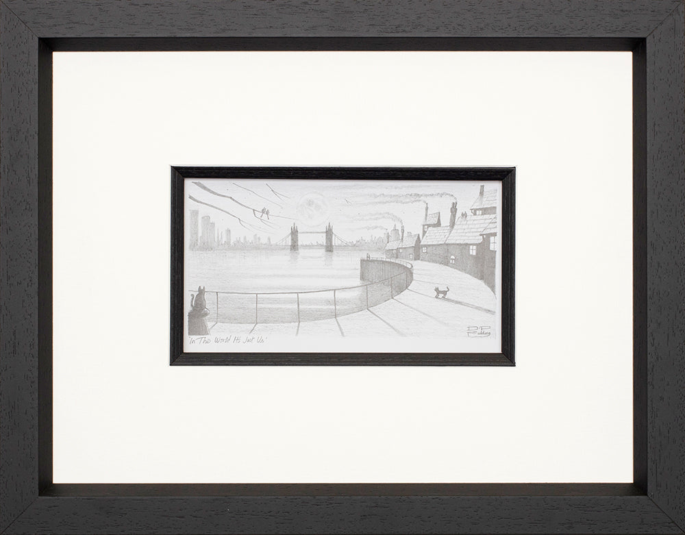 Derrick Fielding In This World It's Just Us ORIGINAL Sketch - The Acorn Gallery, Pocklington