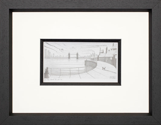 Derrick Fielding In This World It's Just Us ORIGINAL Sketch - The Acorn Gallery, Pocklington