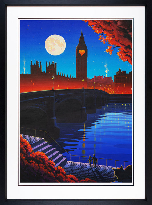 Derrick Fielding Big Love Paper Print Framed In Black - The Acorn Gallery, Pocklington