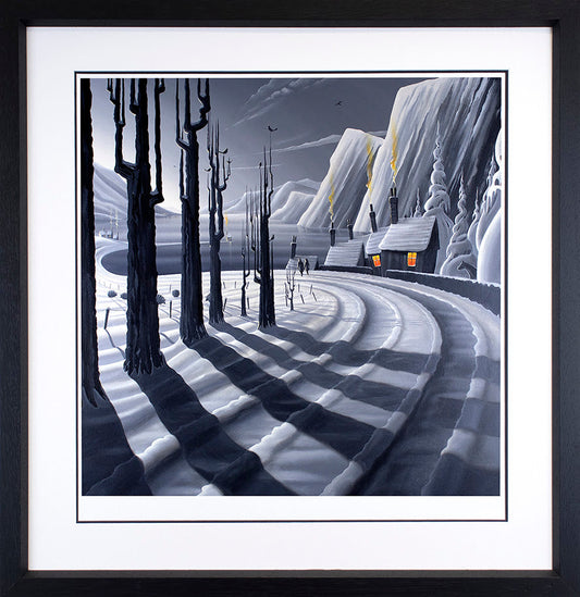 Derrick Fielding Touch Me Like You Do Paper Print Framed in Black - The Acorn Gallery, Pocklington