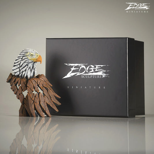 Edge Sculpture Bald Eagle Miniature - The Acorn Gallery, Pocklington