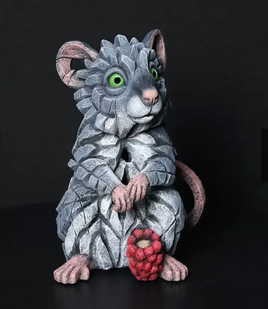 EDGE Sculpture Grey Field Mouse - The Acorn Gallery, Pocklington