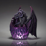 Illumination Black Dragon Egg by Edge Sculpture *NEW*