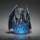 Illumination Blue Dragon Egg by Edge Sculpture *NEW*