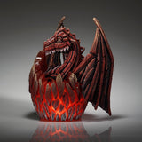 Illumination Red Dragon Egg by Edge Sculpture *NEW*