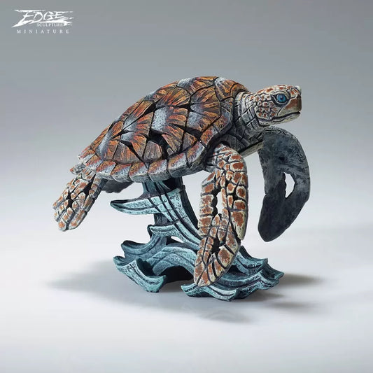 Edge Sculpture Sea Turtle Miniature - The Acorn Gallery, Pocklington