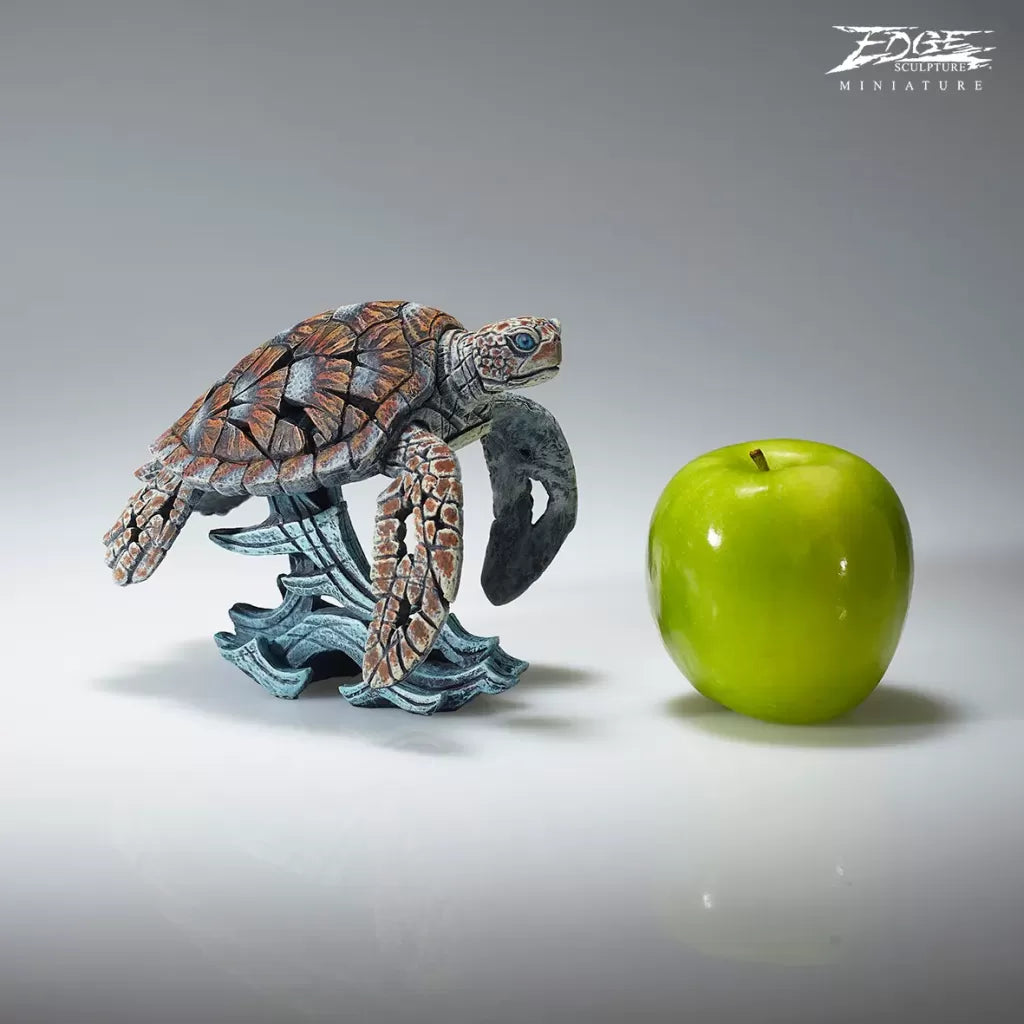 Edge Sculpture Sea Turtle Miniature - The Acorn Gallery, Pocklington