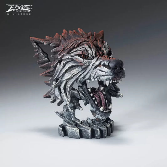 Edge Sculpture Wolf Miniature - The Acorn Gallery, Pocklington