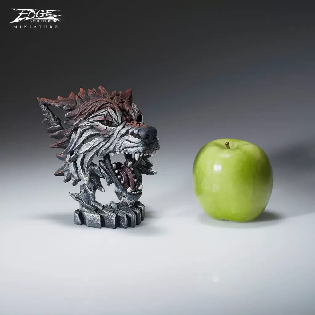Edge Sculpture Wolf Miniature - The Acorn Gallery, Pocklington