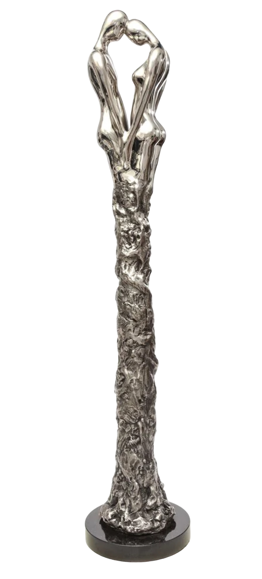 Jennine Parker Adoration II Deluxe Stainless Steel Sculpture - The Acorn Gallery, Pocklington