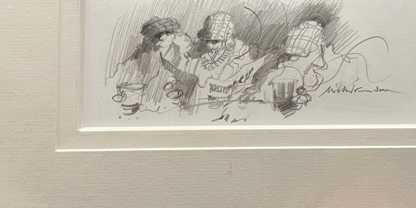 The Hawker limited edition print by Lawrie Williamson with hand-signed remarque and certificate, 20x24 inch giclee on paper