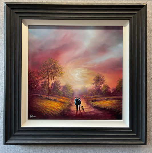 Danny Abrahams Always Together Never Apart Original sold by The Acorn Gallery in POcklington. Shop online for new paintings or call us for the latest availability or to discuss a commission. Call 01759 307652.