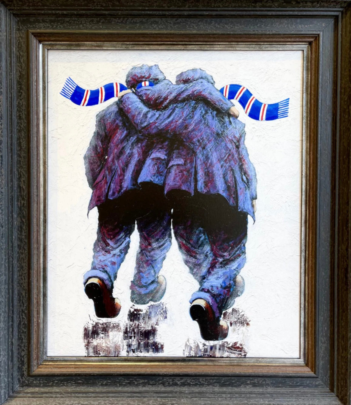 Alexander Millar Home and Away Hand Embellished Canvas - The Acorn Gallery, Pocklington