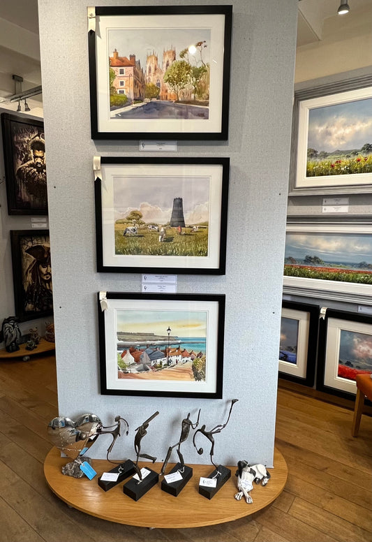 Mike Jackson Whitby Steps Original - The Acorn Gallery, Pocklington