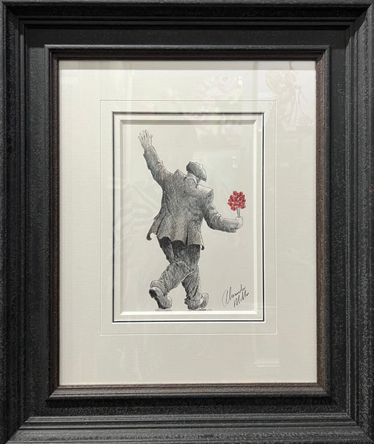 Alexander Millar Valentines Day Original Sketch - The Acorn Gallery, Pocklington