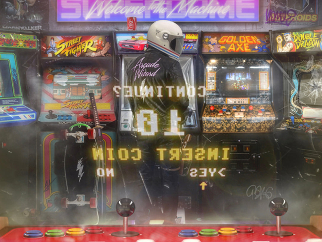 JJ Adams Multi Game Arcade Cabinet Harrods - The Acorn Gallery, Pocklington