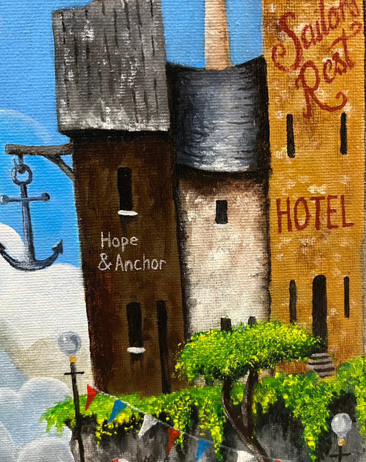 Peter Davidson Who Pulled The Plug Original - The Acorn Gallery, Pocklington