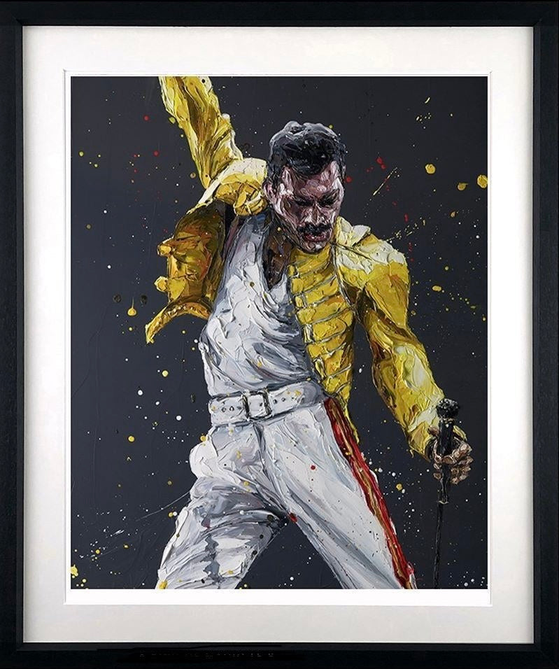 Paul Oz A Kind Of Magic Freddie Mercury Paper Print - The Acorn Gallery, Pocklington