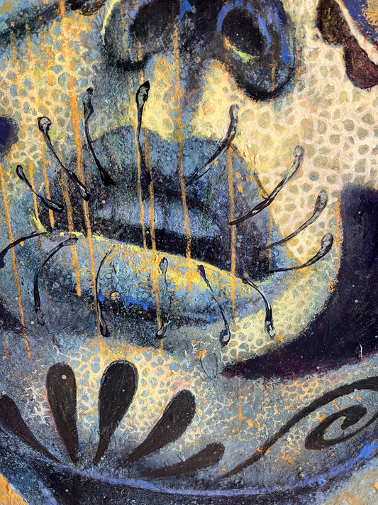 Gary McNamara Dawn Of The Dead Original Painting - The Acorn Gallery