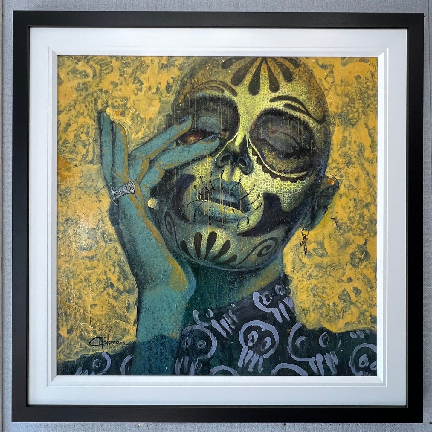 Gary McNamara Dawn Of The Dead Original Painting - The Acorn Gallery