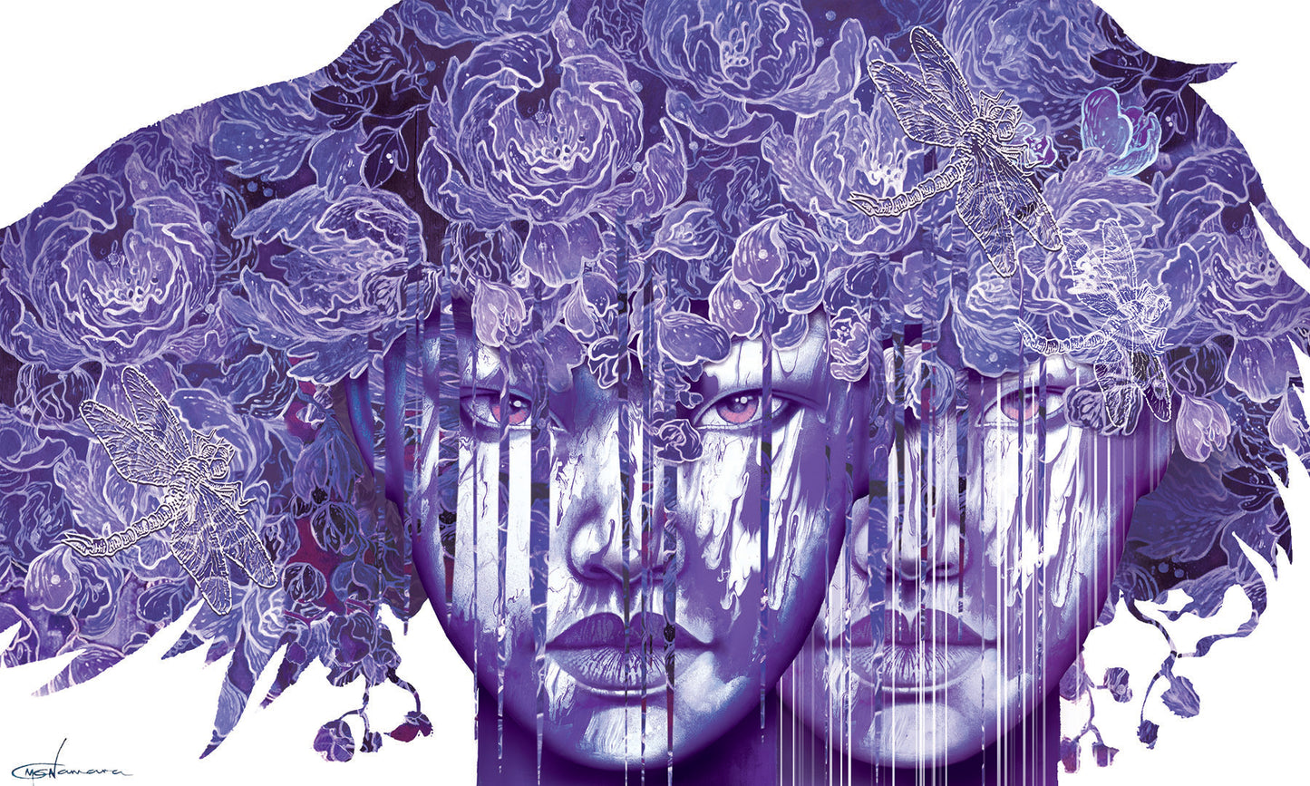 Gary McNamara Support Hand Embellished Canvas - The Acorn Gallery, Pocklington