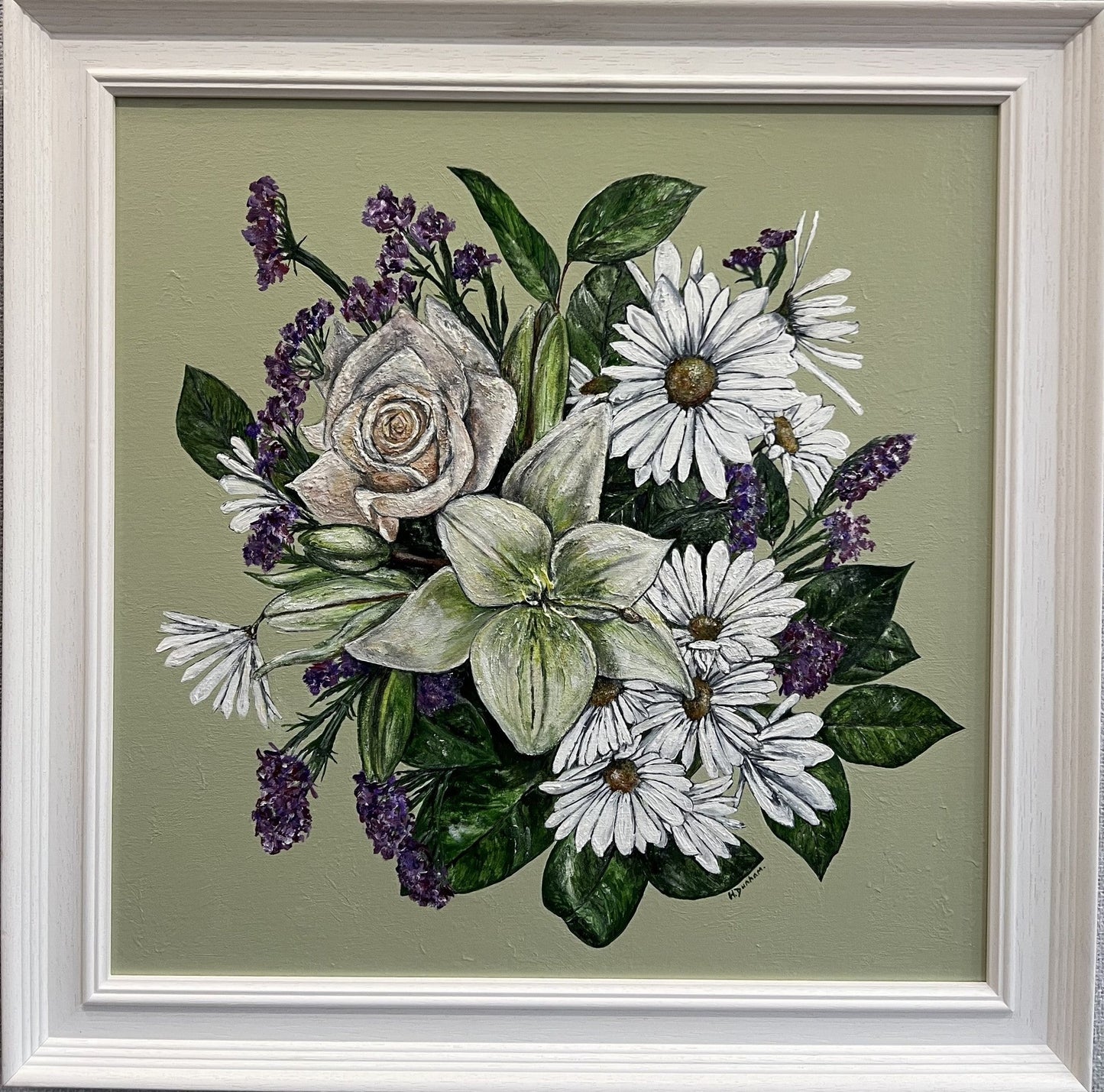 Holly Duhnam Harmony In Bloom Original available from The Acorn Gallery, Pocklington